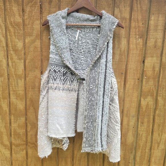 Free People Oversized Open Front Cardigan Womens Size S - Picture 1 of 9